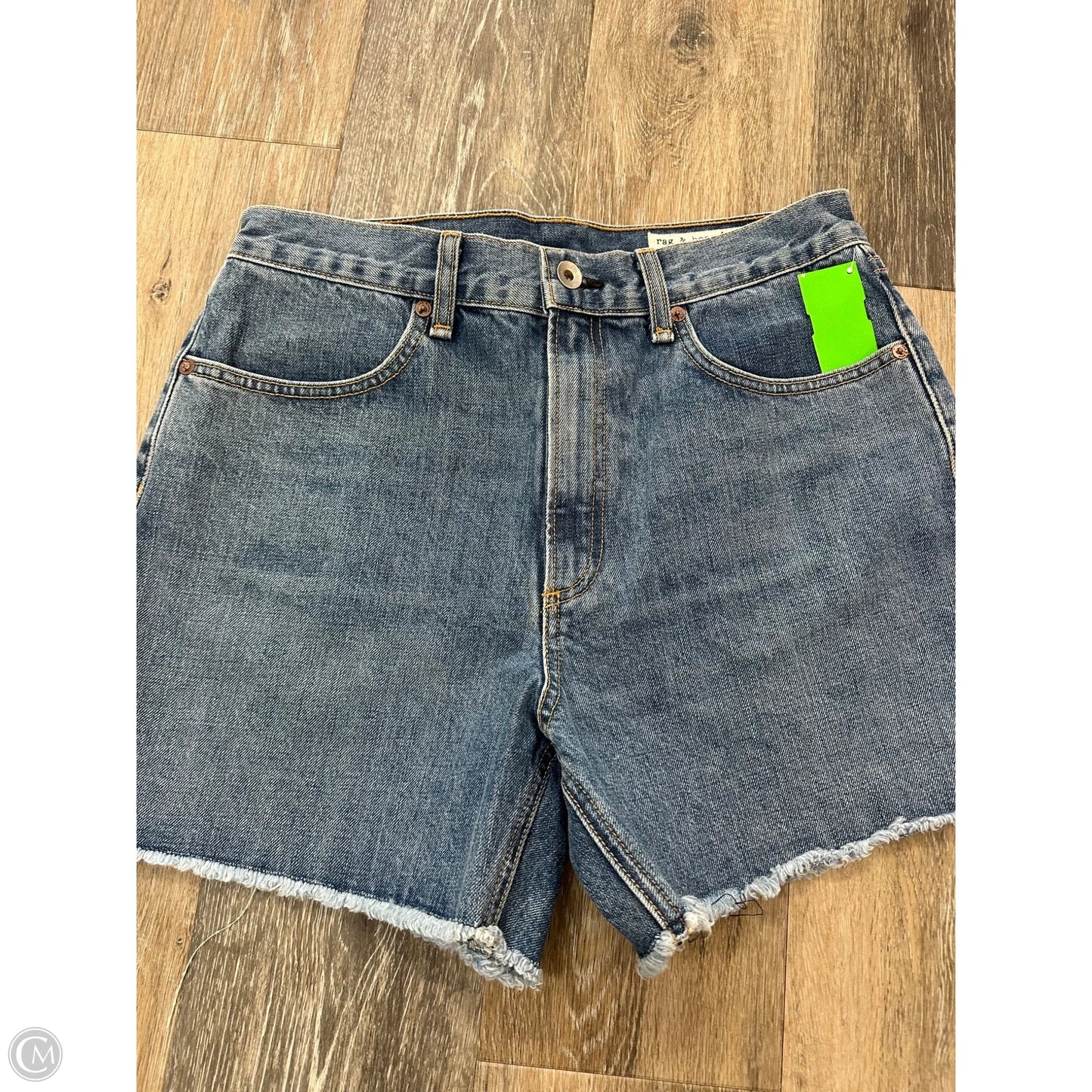 Shorts By Rag And Bone In Blue Denim, Size: 8