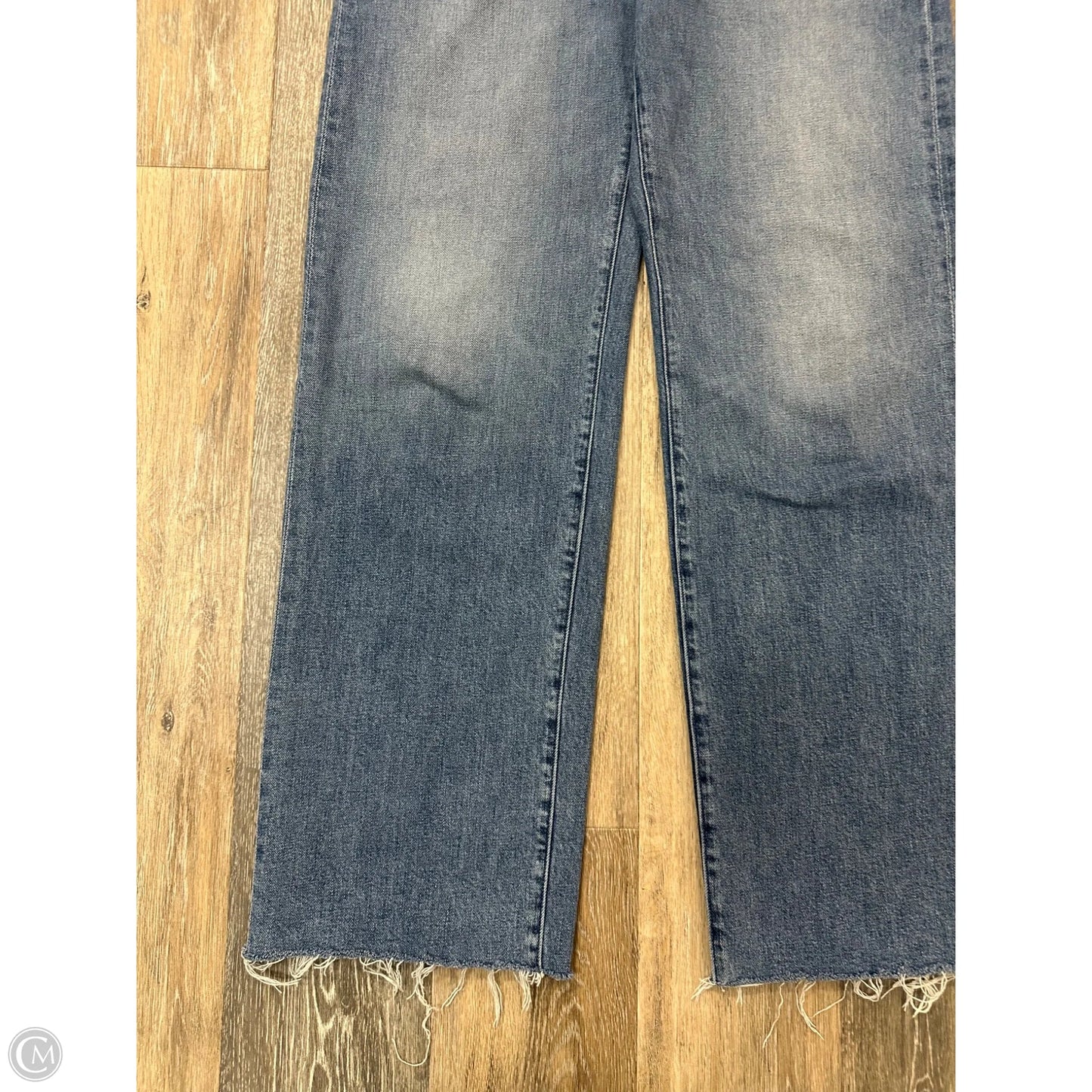Jeans Wide Leg By Mother In Blue Denim, Size: 6