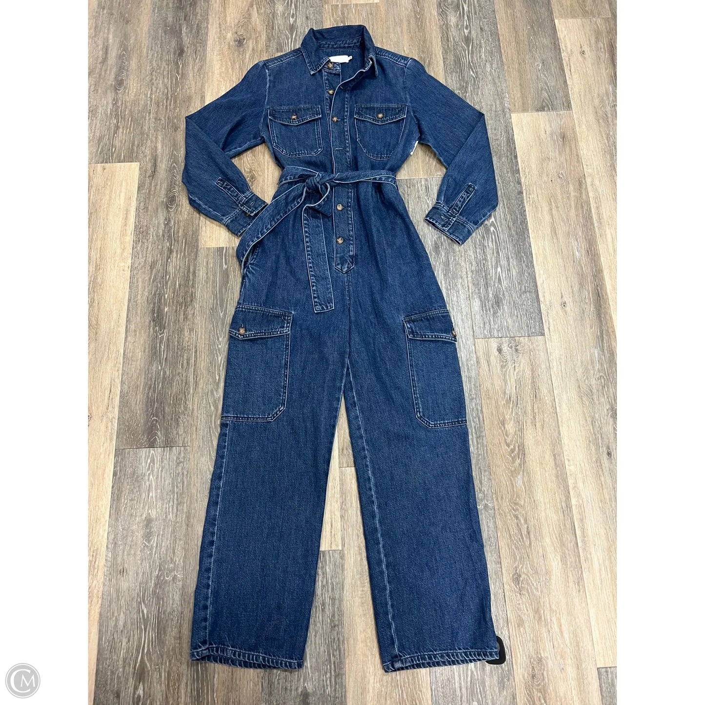 Jumpsuit By Boyish In Blue Denim, Size: Xs