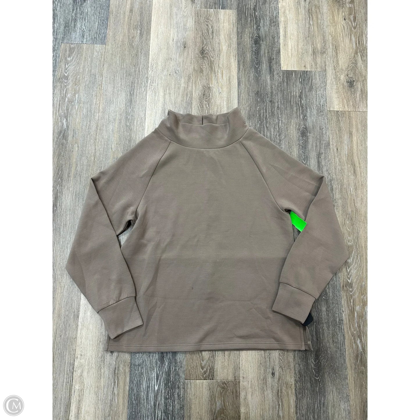 Athletic Sweatshirt Collar By Varley In Brown, Size: S