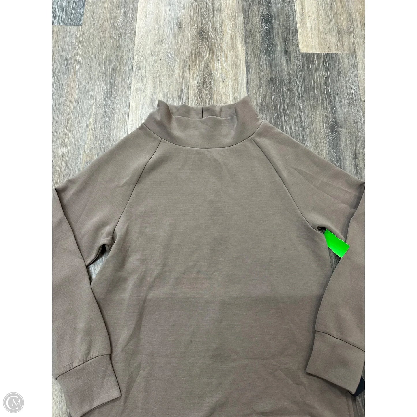 Athletic Sweatshirt Collar By Varley In Brown, Size: S