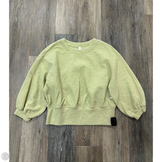 Athletic Sweatshirt Crewneck By Lululemon In Green, Size: 6