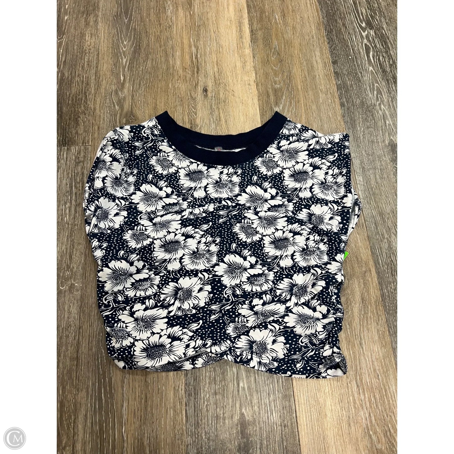 Athletic Top Short Sleeve By Free People In Blue, Size: M