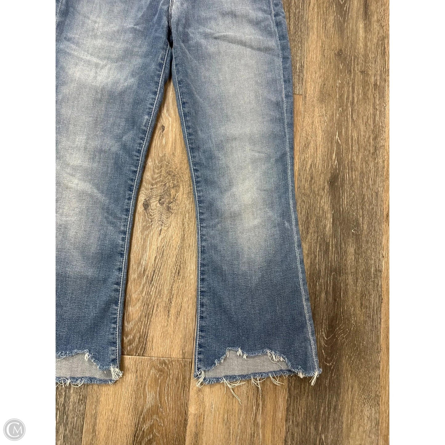 Jeans Boot Cut By Mother In Blue Denim, Size: 1/25