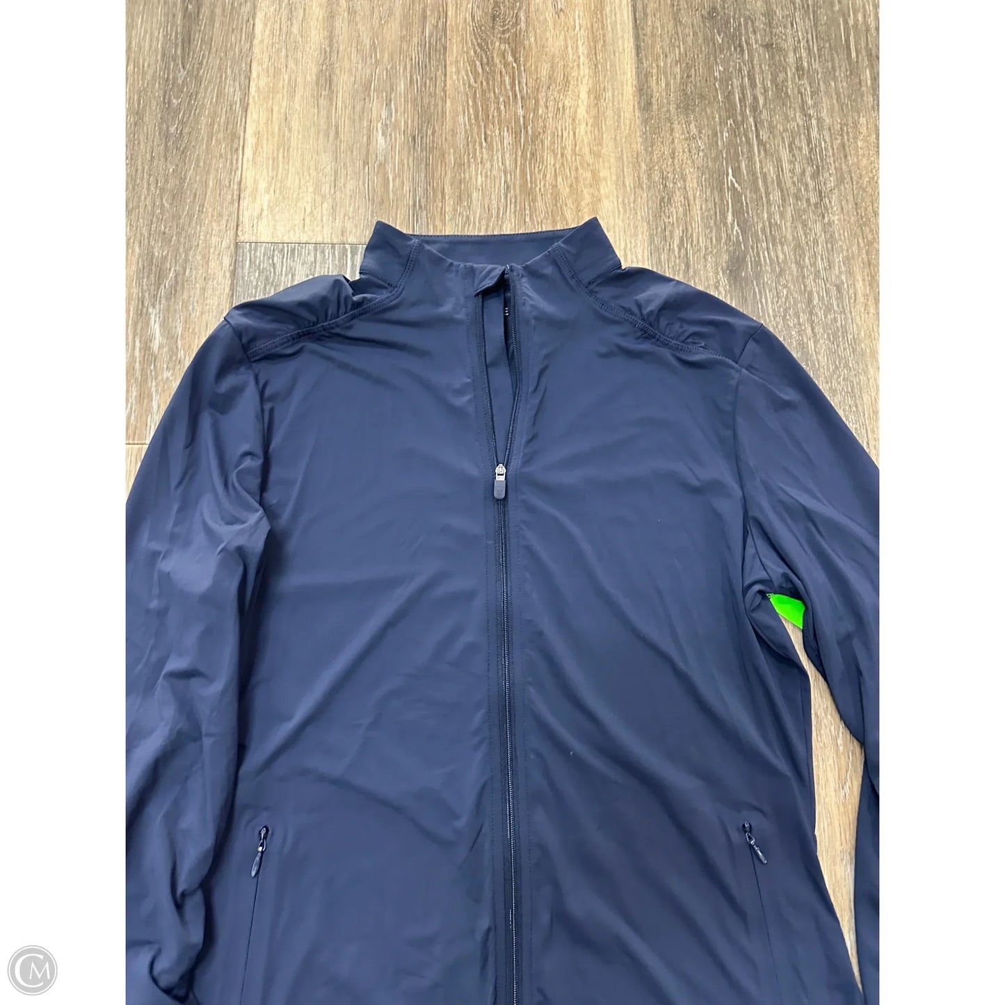 Athletic Jacket By G Force In Blue, Size: S