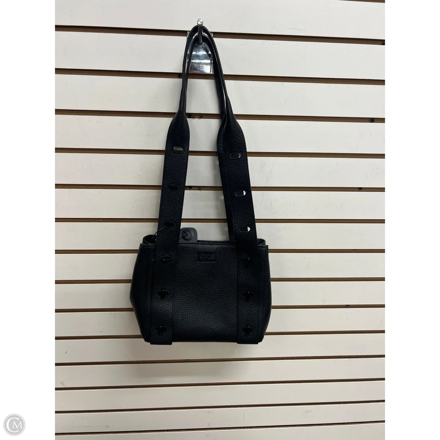 -Handbag Leather By Dagne Dover, Size: Medium