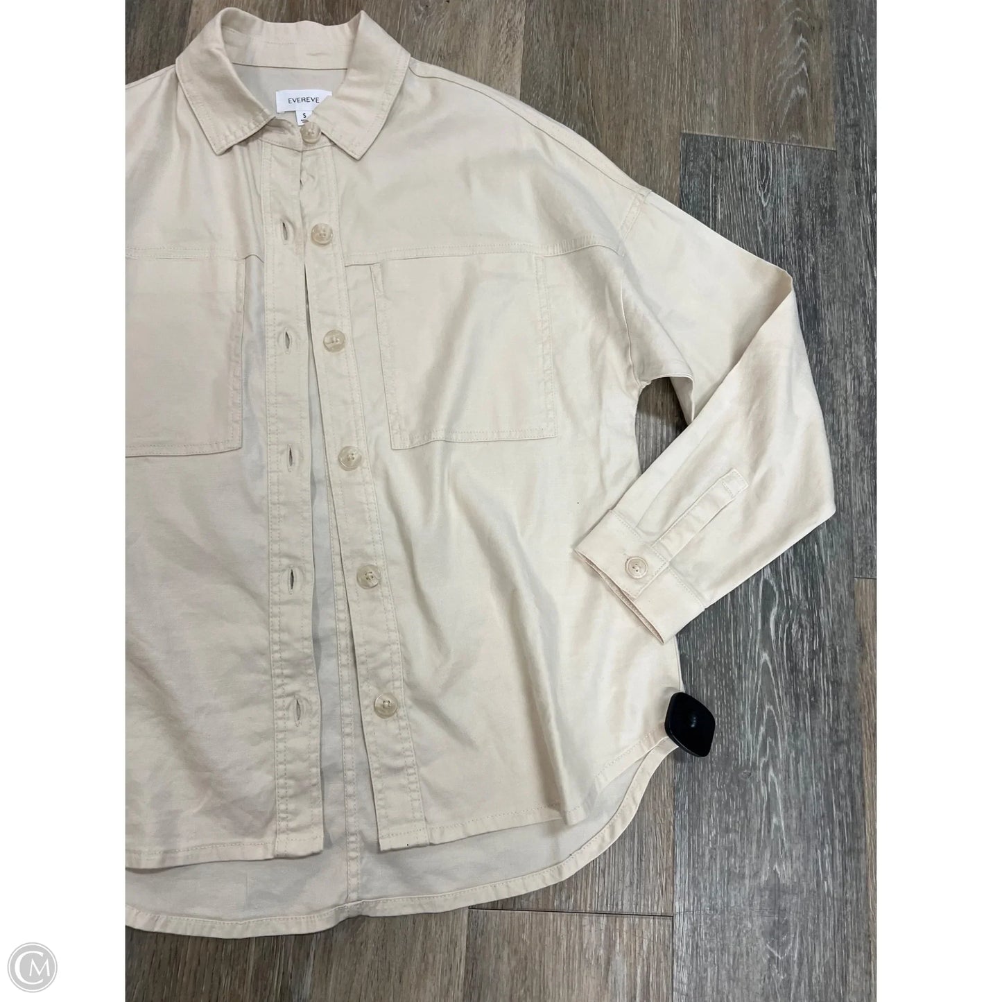 Jacket Shirt By Evereve In White, Size: S