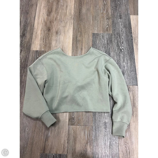 Athletic Sweatshirt Collar By Lululemon In Green, Size: 4
