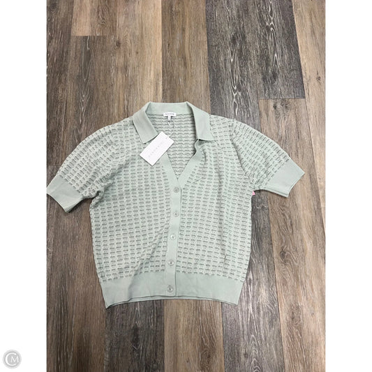 Sweater Short Sleeve By 7diamonds In Green, Size: L