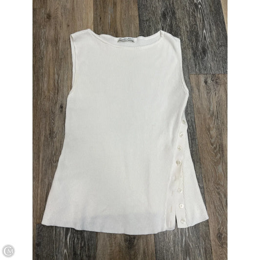 Top Sleeveless By Abercrombie And Fitch In White, Size: S