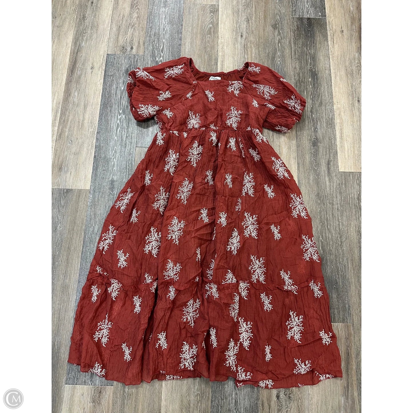 Dress Casual Maxi By Polygram In Red, Size: Xl