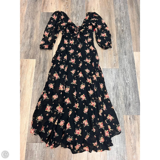 Dress Casual Maxi By Free People In Floral Print, Size: 4