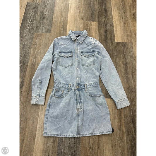 Dress Casual Short By Grey Lab In Blue Denim, Size: S