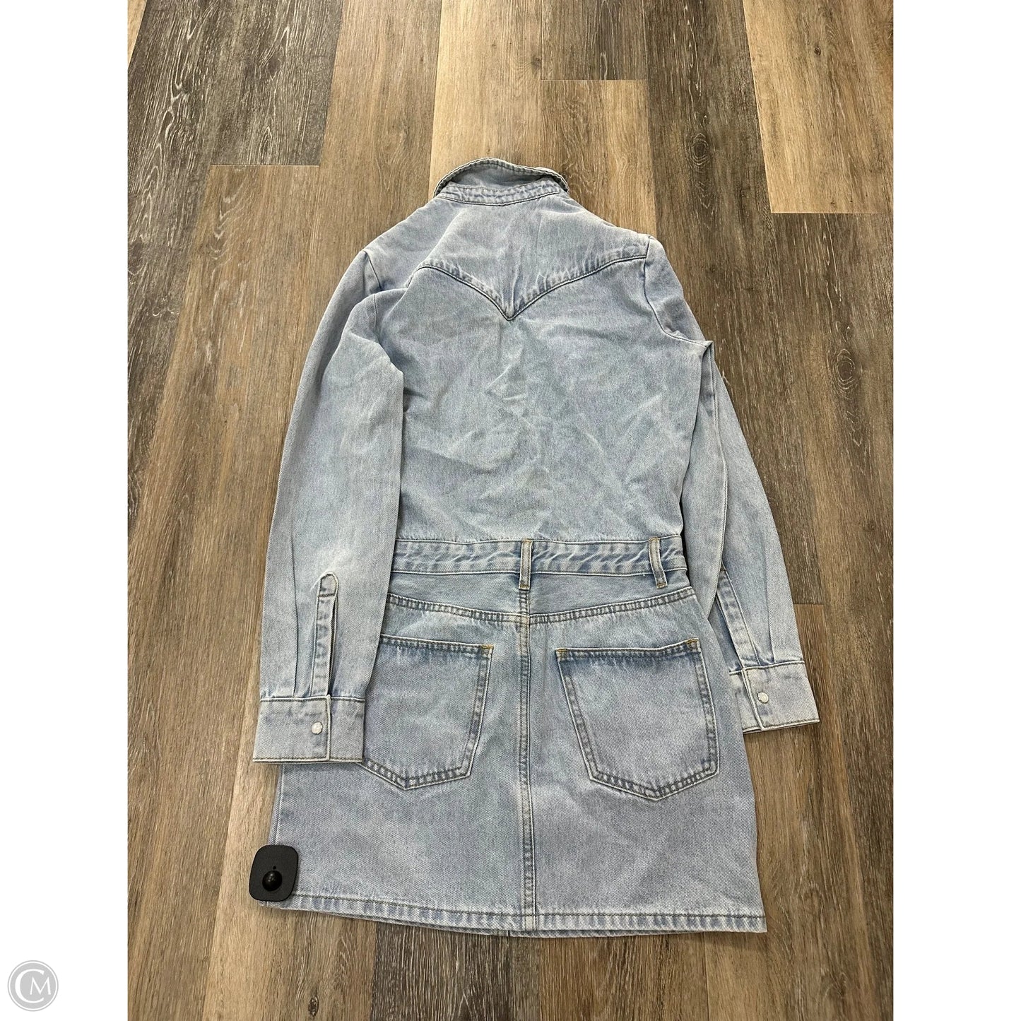 Dress Casual Short By Grey Lab In Blue Denim, Size: S
