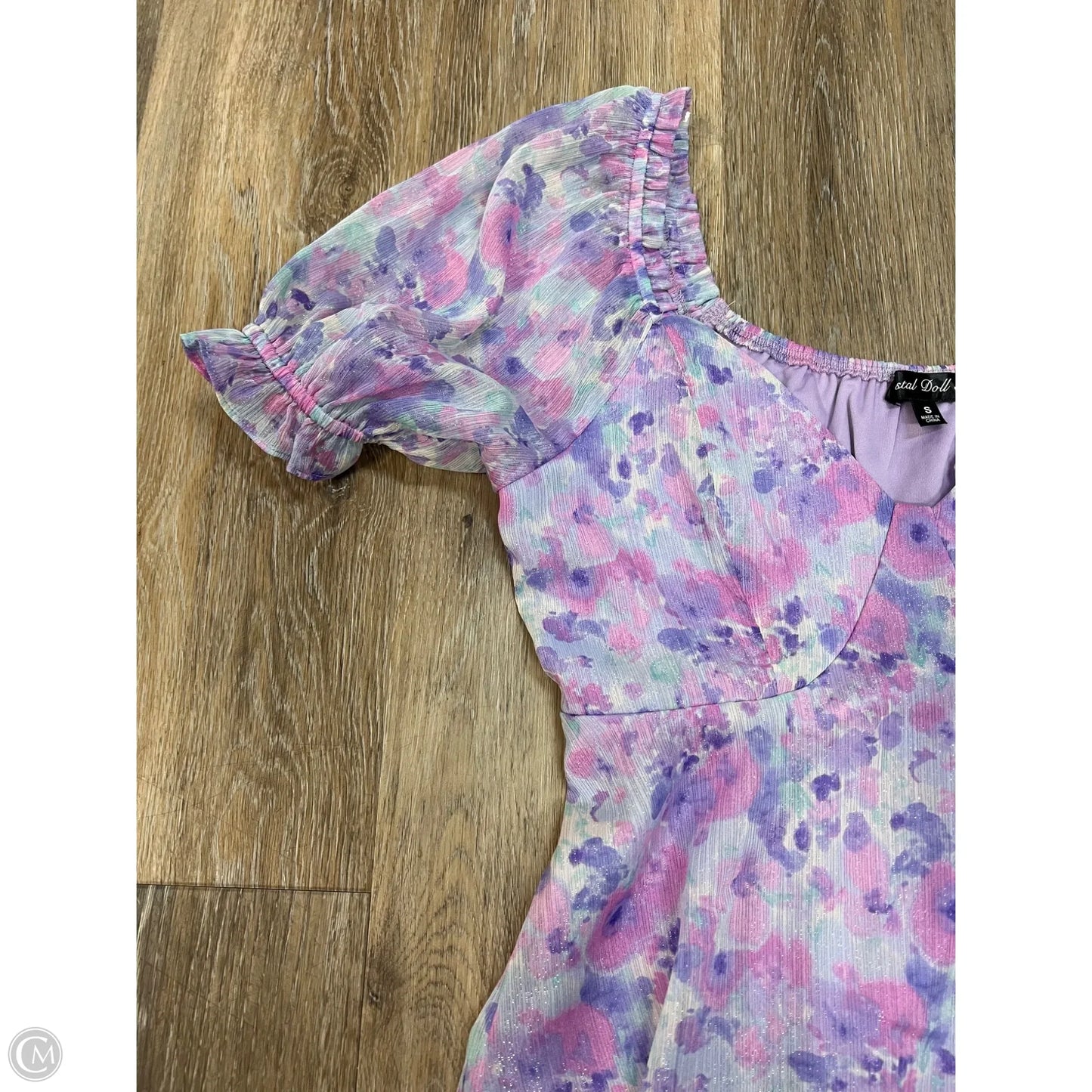 Dress Casual Midi By Crystal Doll In Purple, Size: S