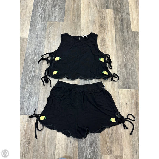Shorts Set By Allie Rose In Black, Size: L