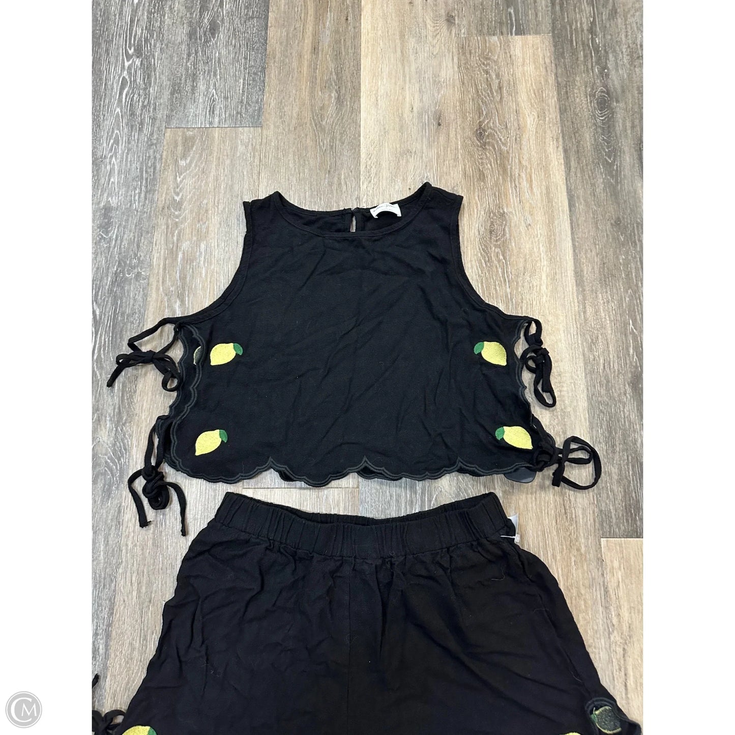 Shorts Set By Allie Rose In Black, Size: L