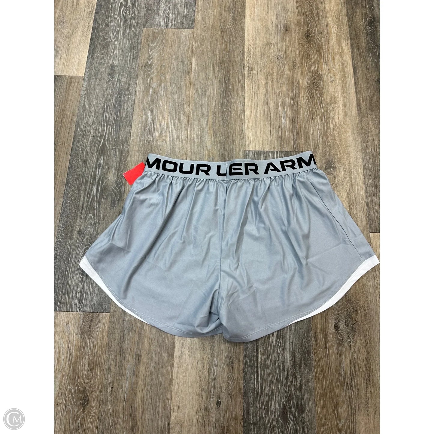 Athletic Shorts By Under Armour In Grey, Size: 1x