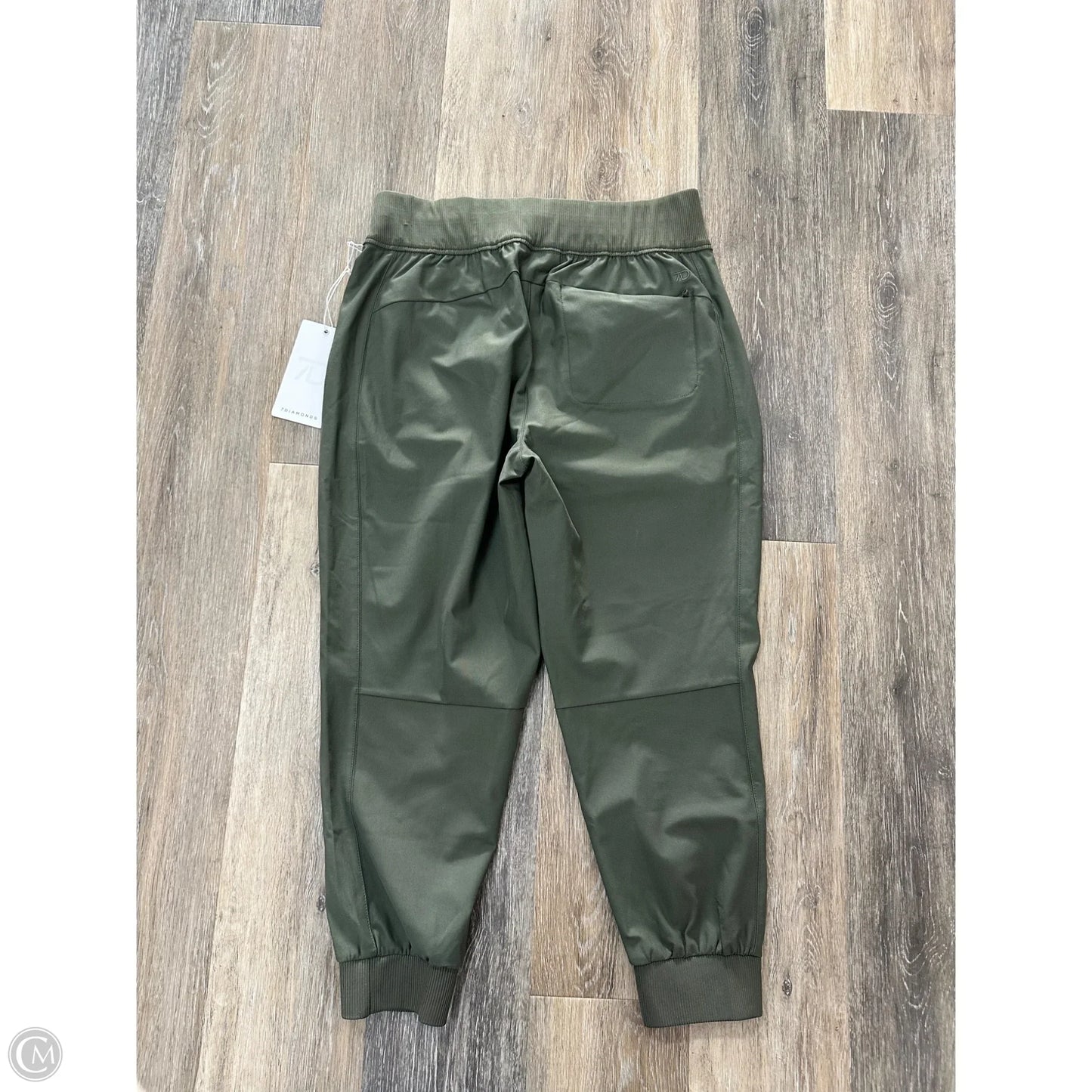 Athletic Pants By 7Diamonds In Green, Size: M