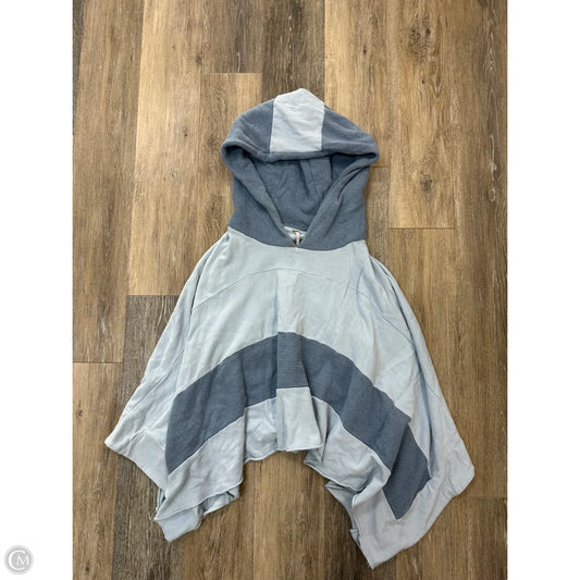 Sweatshirt Hoodie By Free People In Blue, Size: M