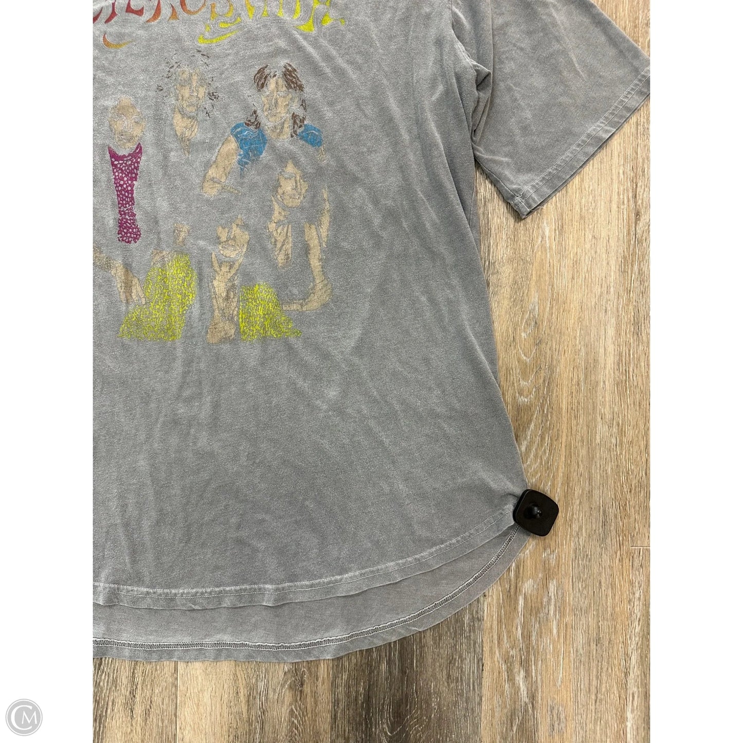 Top Short Sleeve By People of Leisure In Grey, Size: Osfm