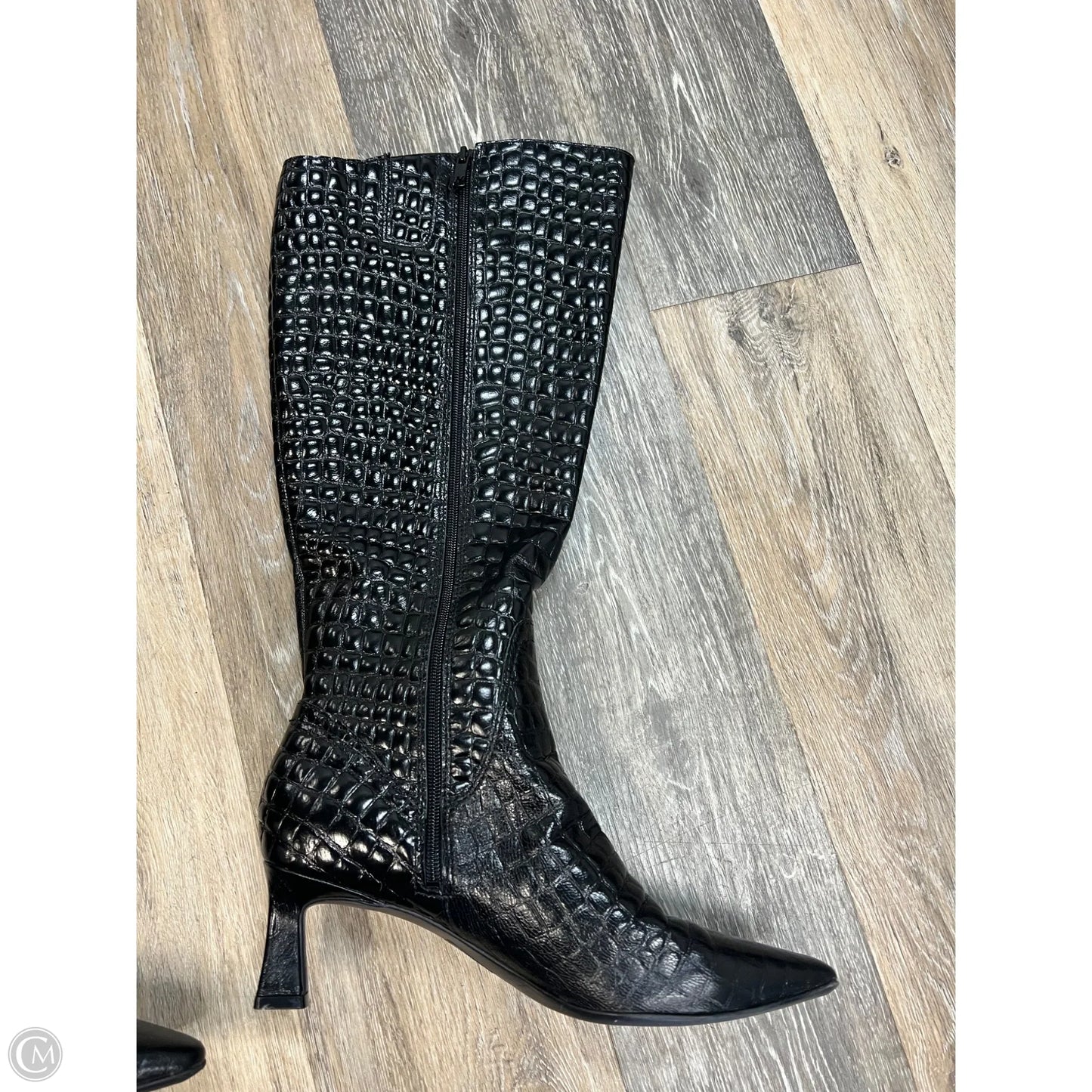 Boots Knee Heels By Naturalizer In Black, Size: 10