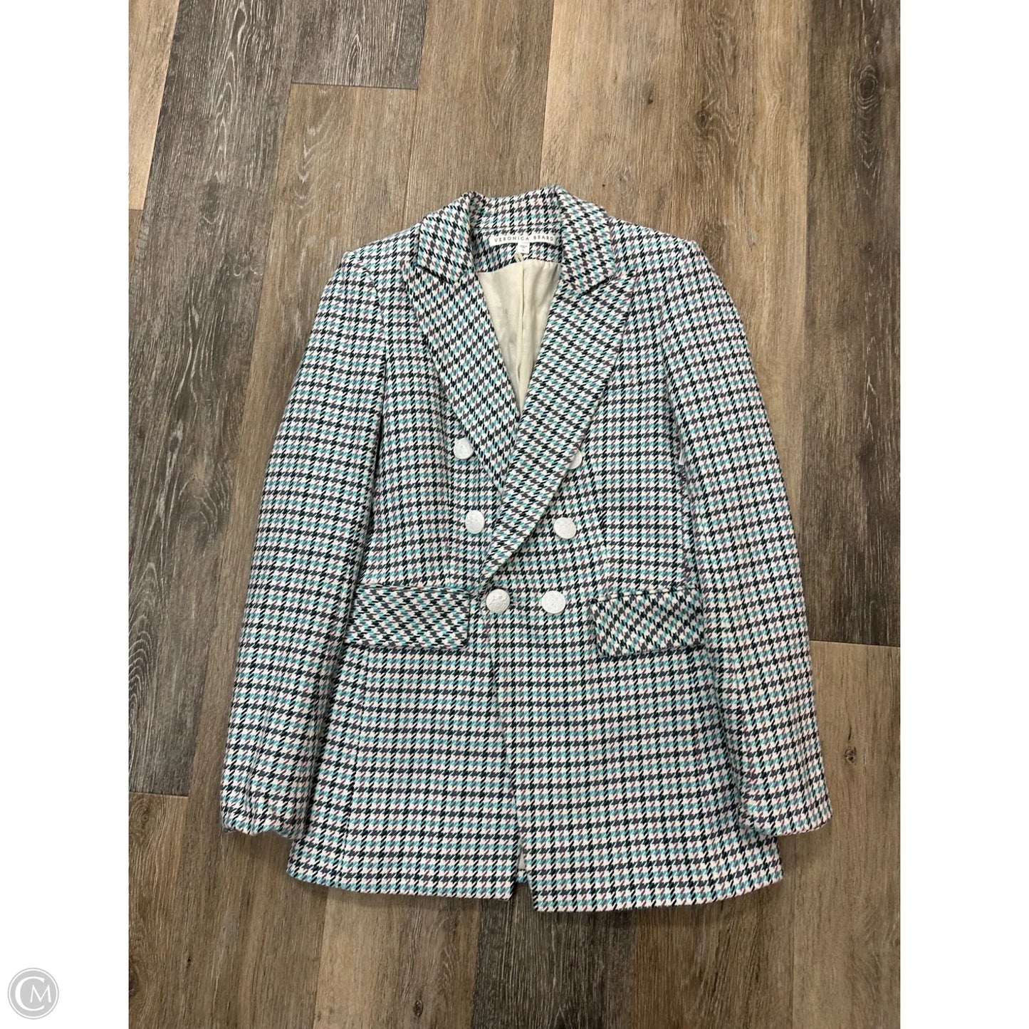 Blazer Designer By Veronica Beard In Plaid Pattern, Size: 0