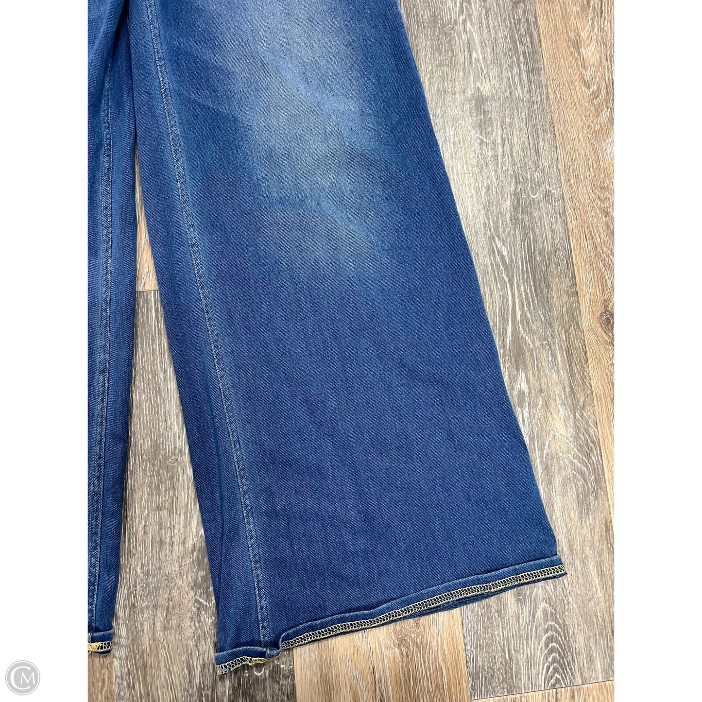 Pants Wide Leg By Halara In Blue Denim, Size: S