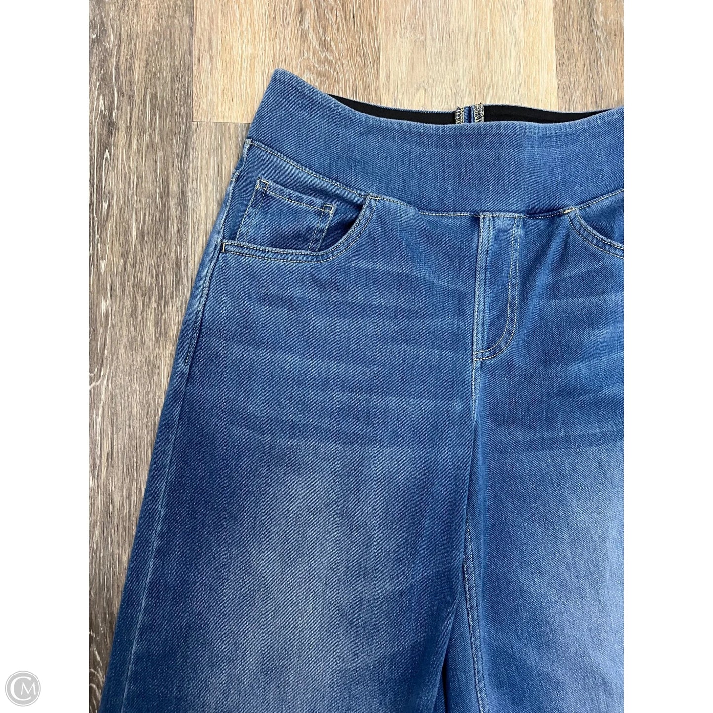 Pants Wide Leg By Halara In Blue Denim, Size: S