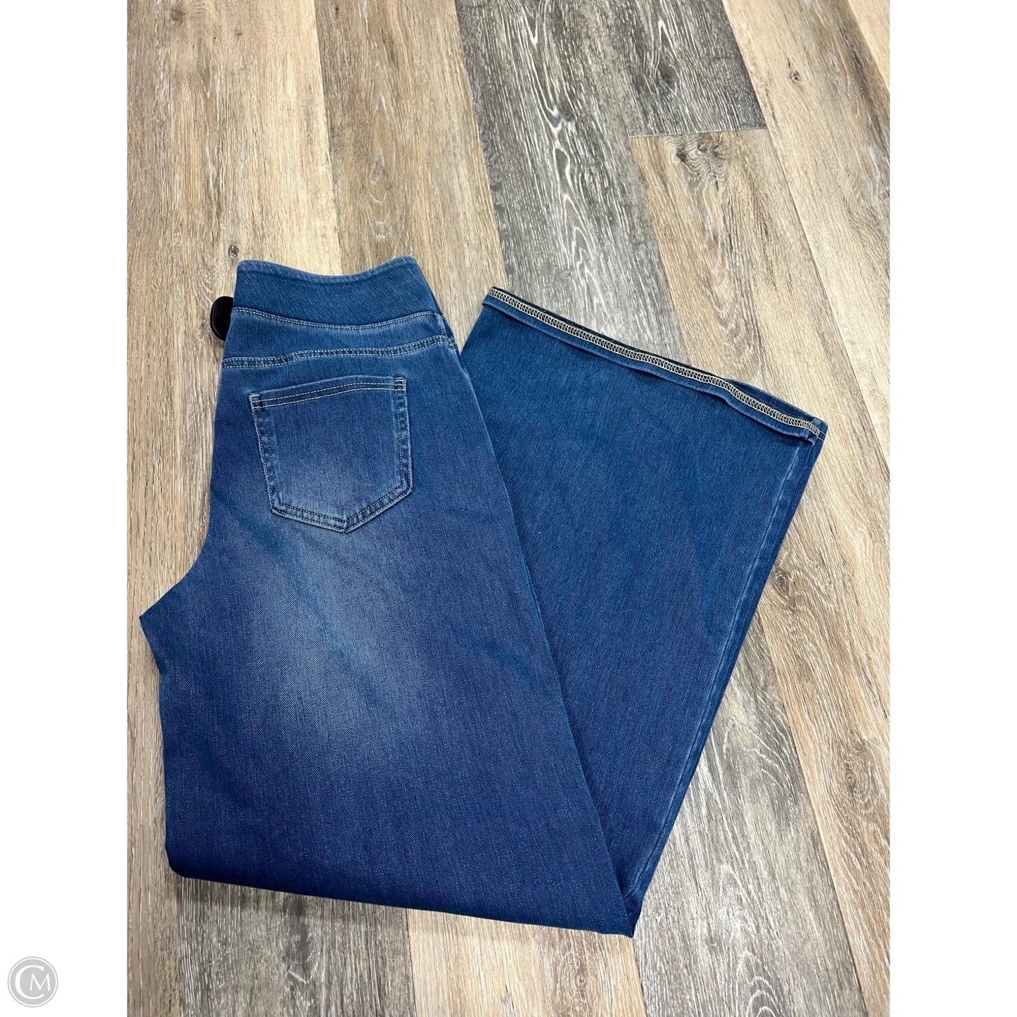Pants Wide Leg By Halara In Blue Denim, Size: S