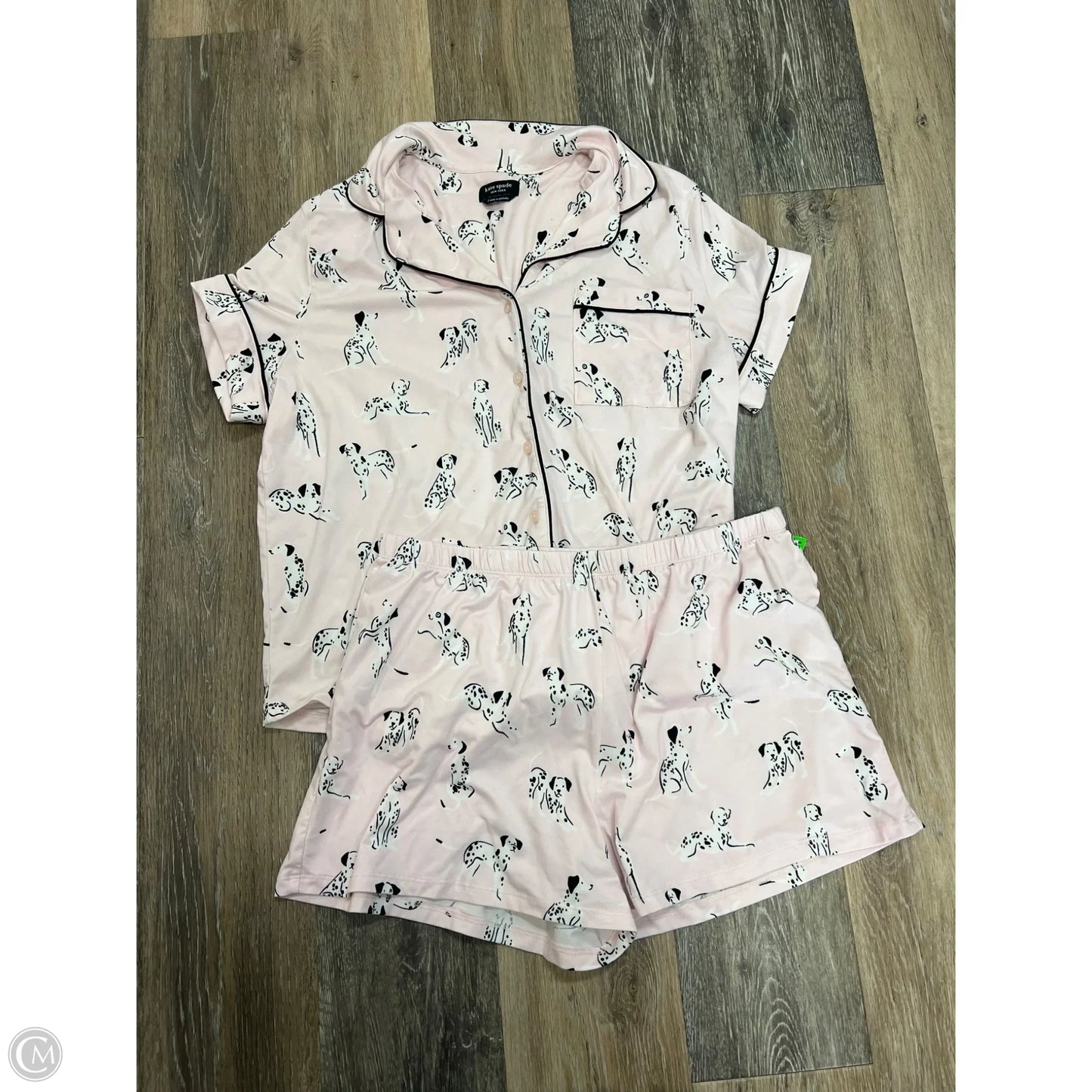 -Pajamas Designer By Kate Spade In Pink, Size: L