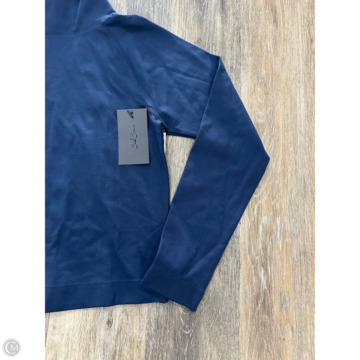 Athletic Top Long Sleeve Collar Bad Birdie In Navy, Size: S