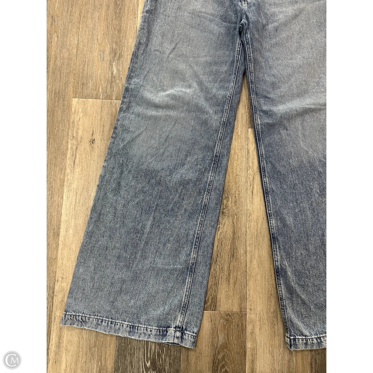 Jeans Wide Leg By Hudson In Blue Denim, Size: 6
