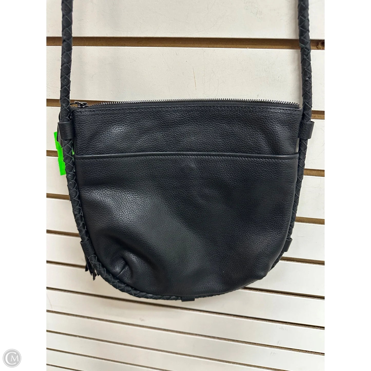 Handbag Leather By Heathers Closet, Size: Medium