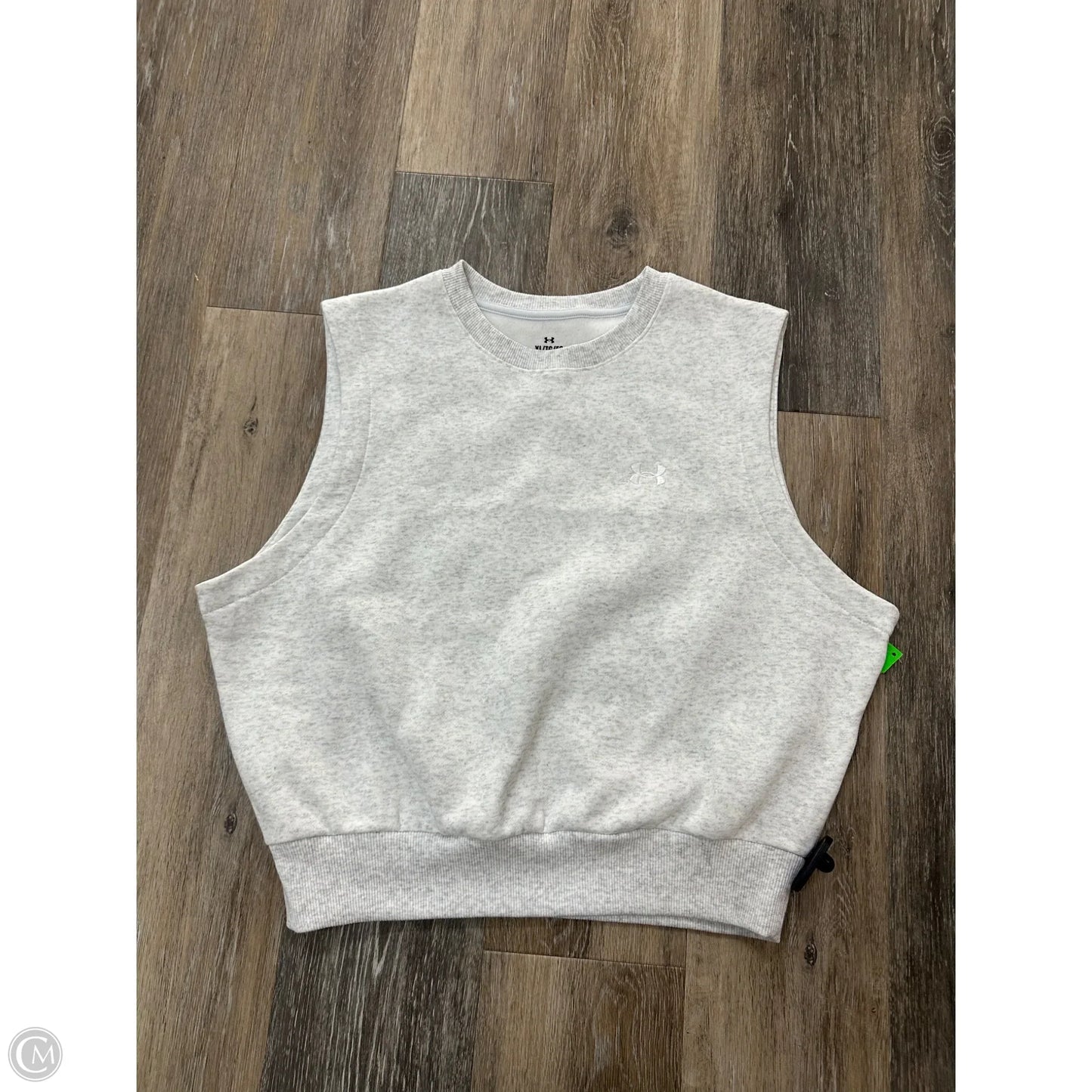 Athletic Tank Top By Under Armour In Grey, Size: Xl
