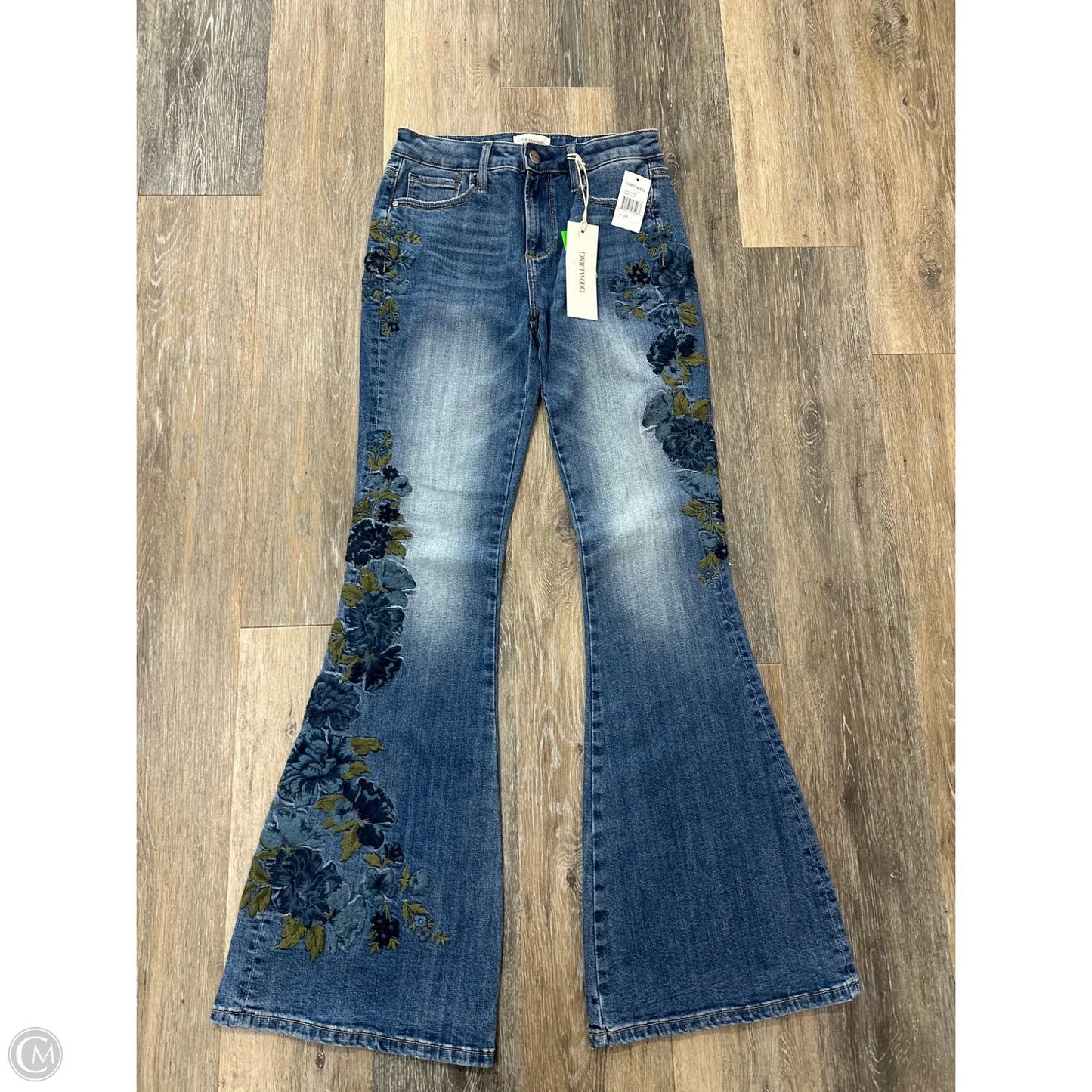 Jeans Flared By Driftwood In Blue Denim, Size: 0