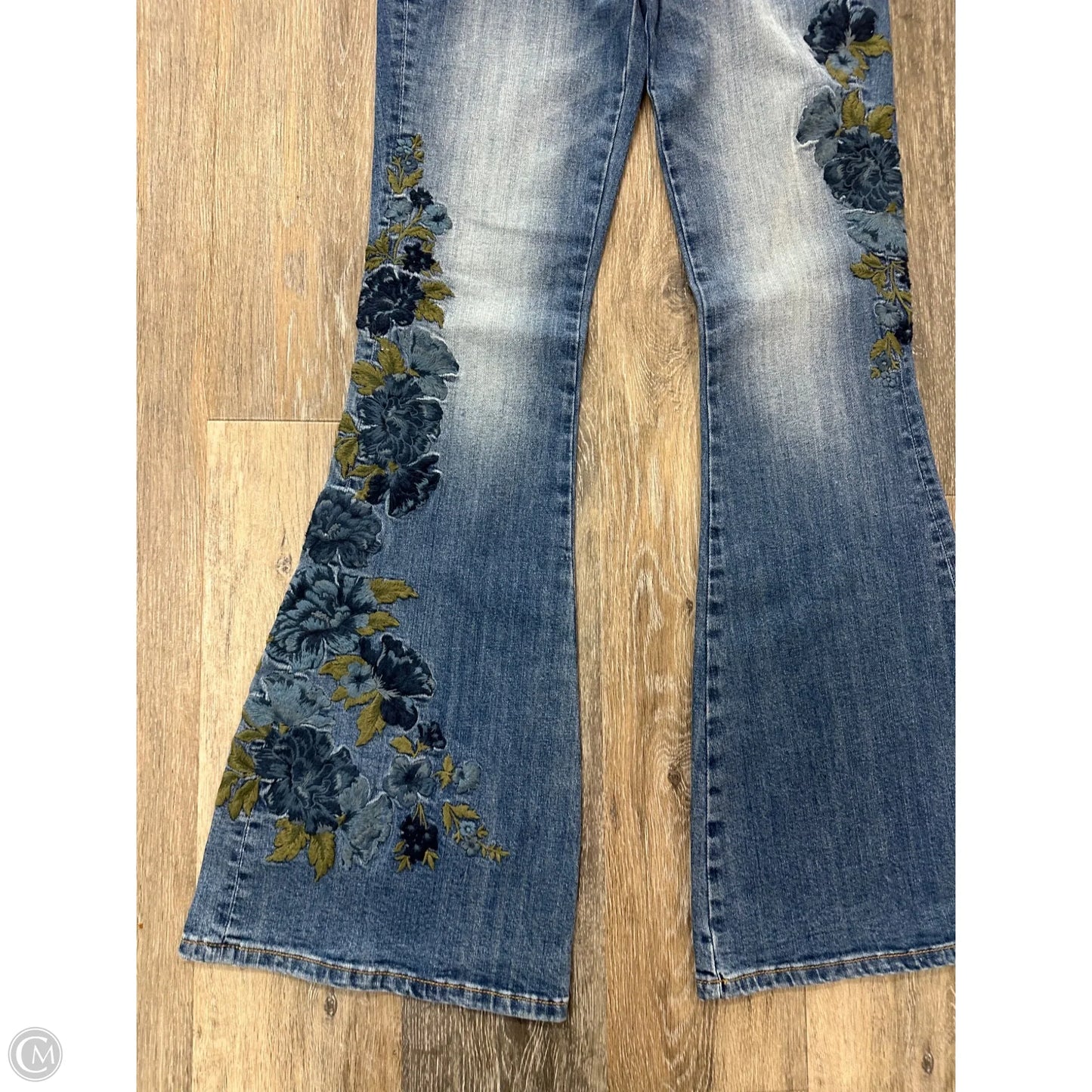 Jeans Flared By Driftwood In Blue Denim, Size: 0