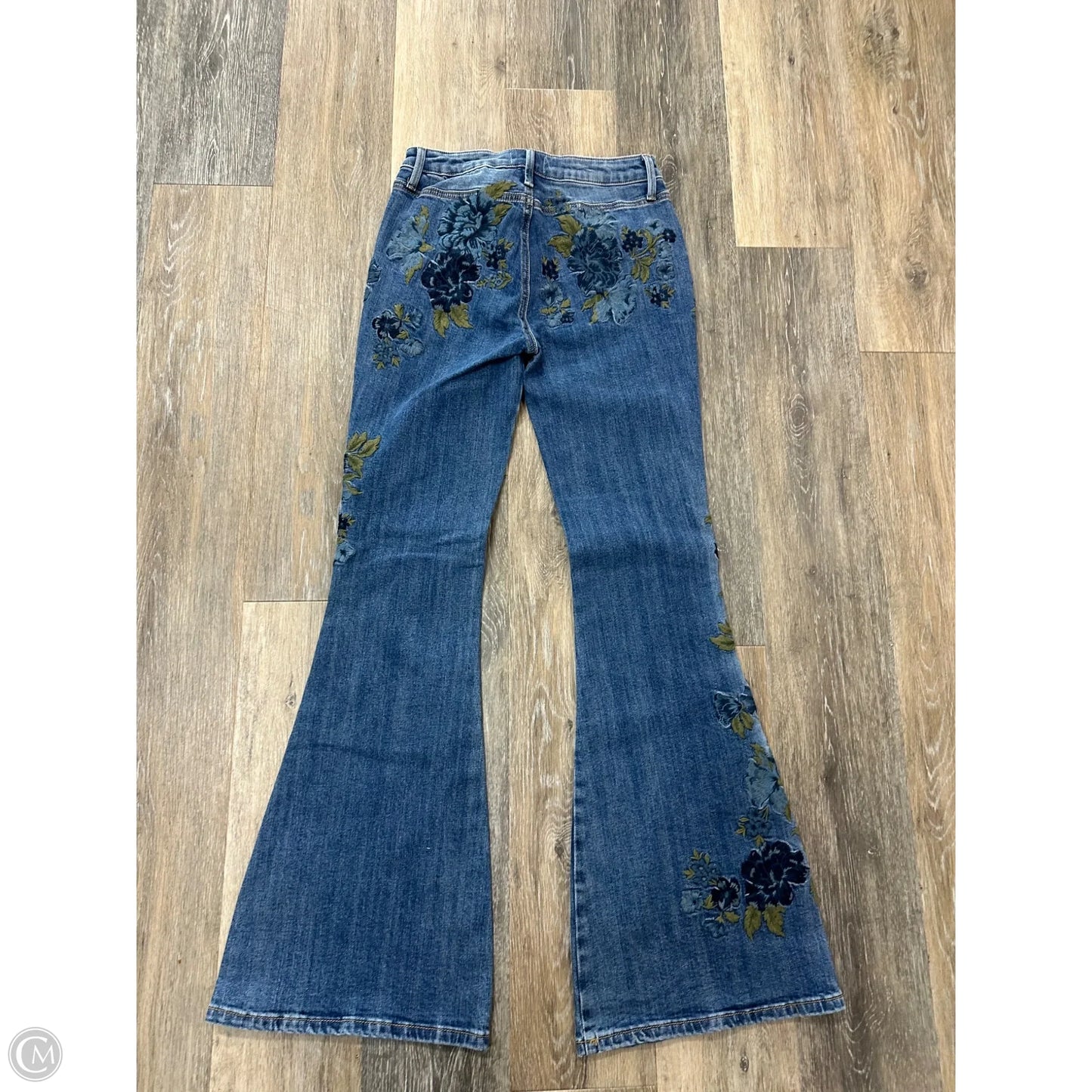 Jeans Flared By Driftwood In Blue Denim, Size: 0