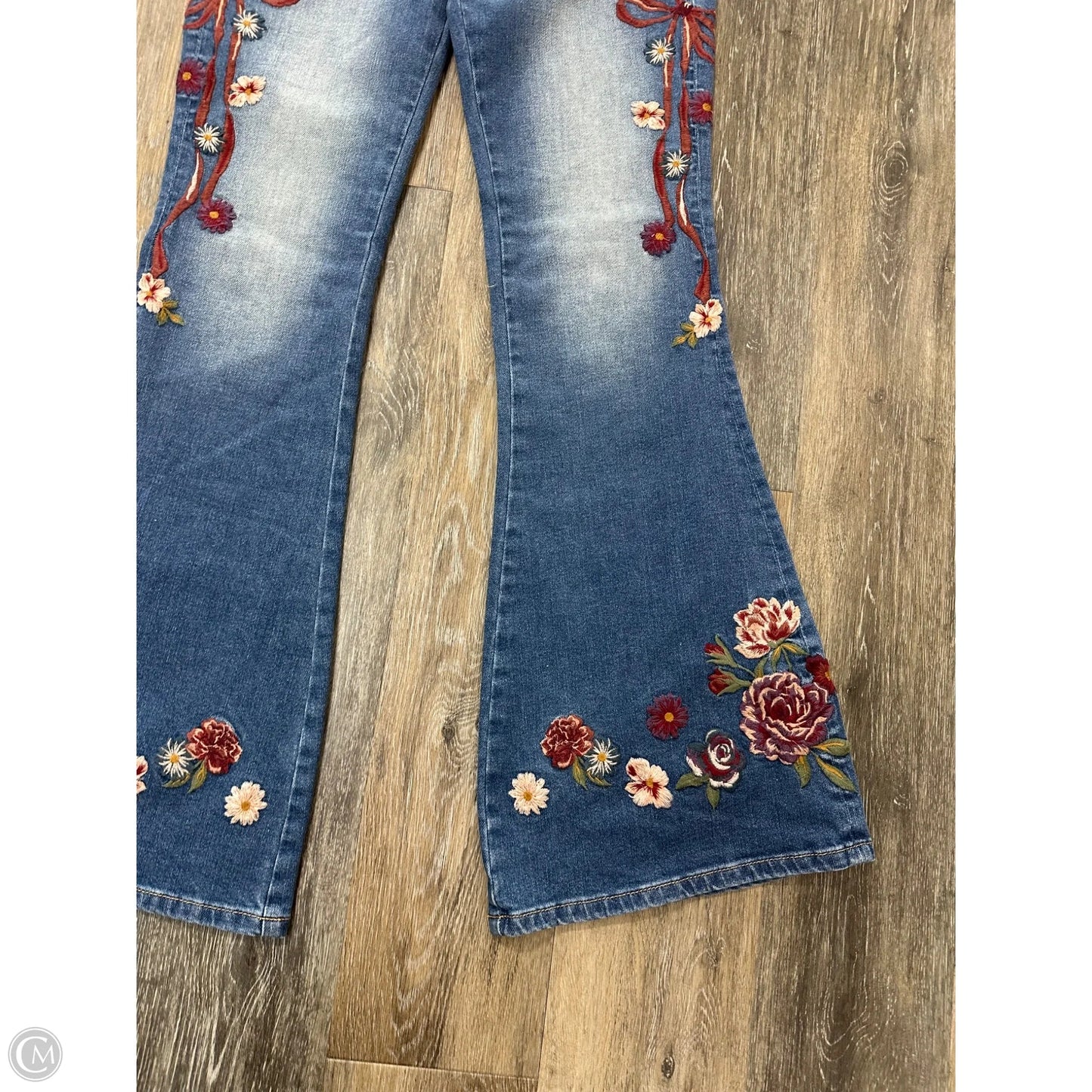 Jeans Flared By Driftwood In Blue Denim, Size: 0