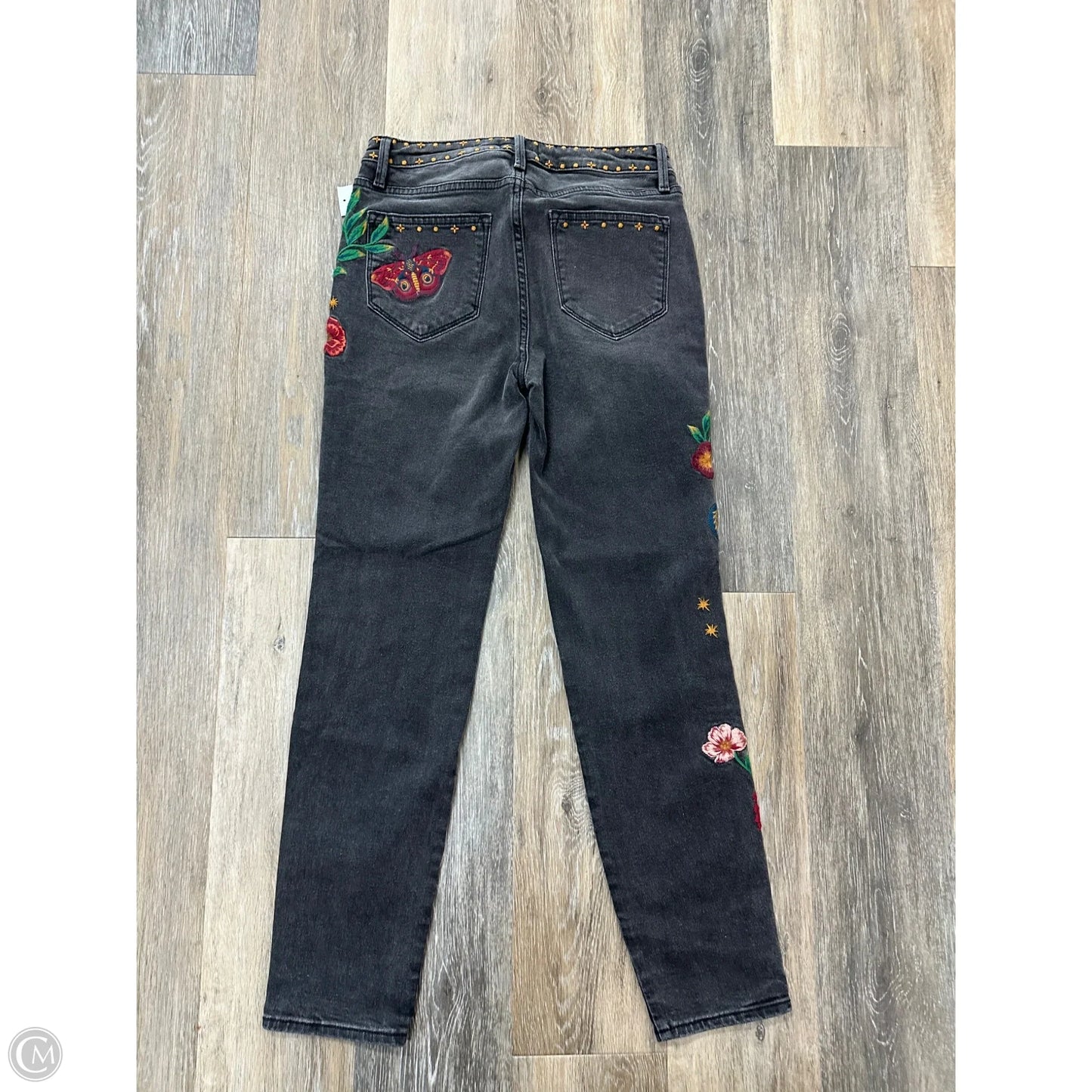 Jeans Straight By Driftwood In Black Denim, Size: 0