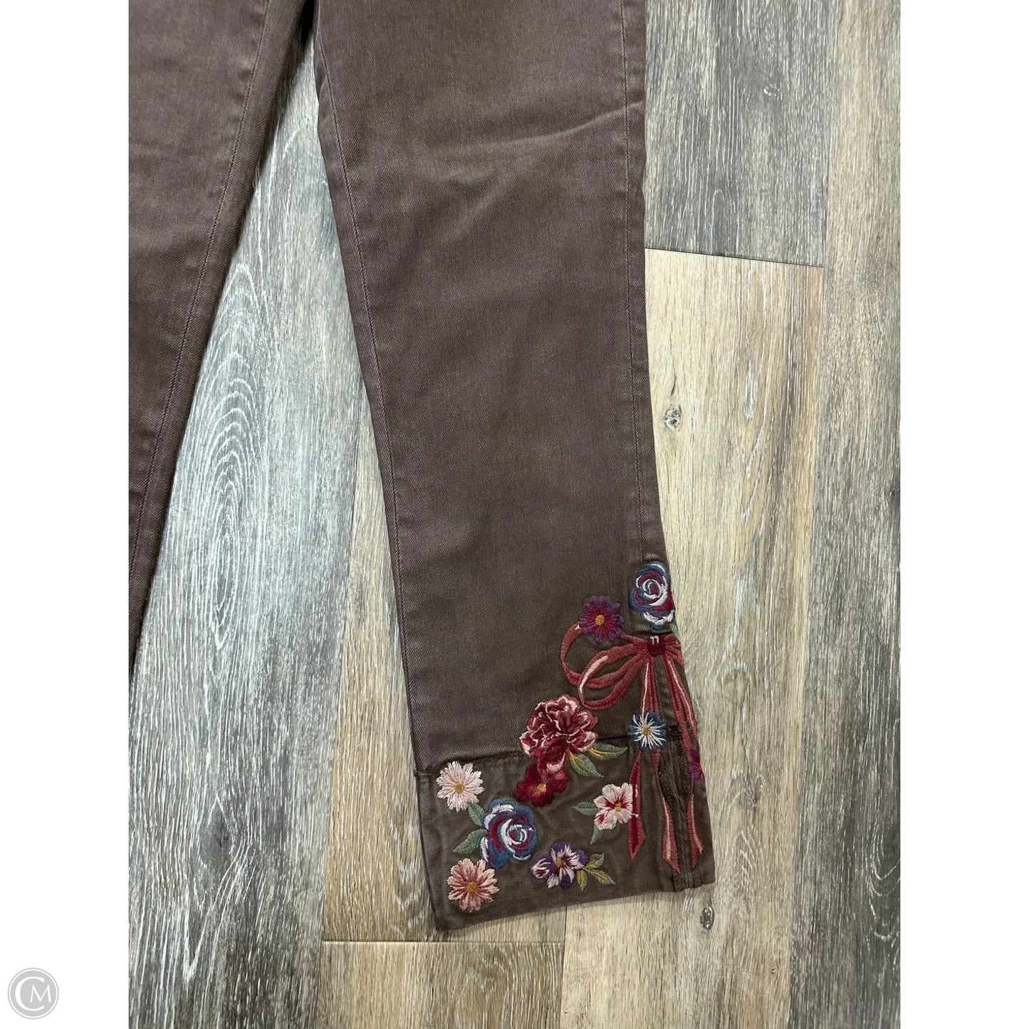 Jeans Straight By Driftwood In Brown Denim, Size: 2