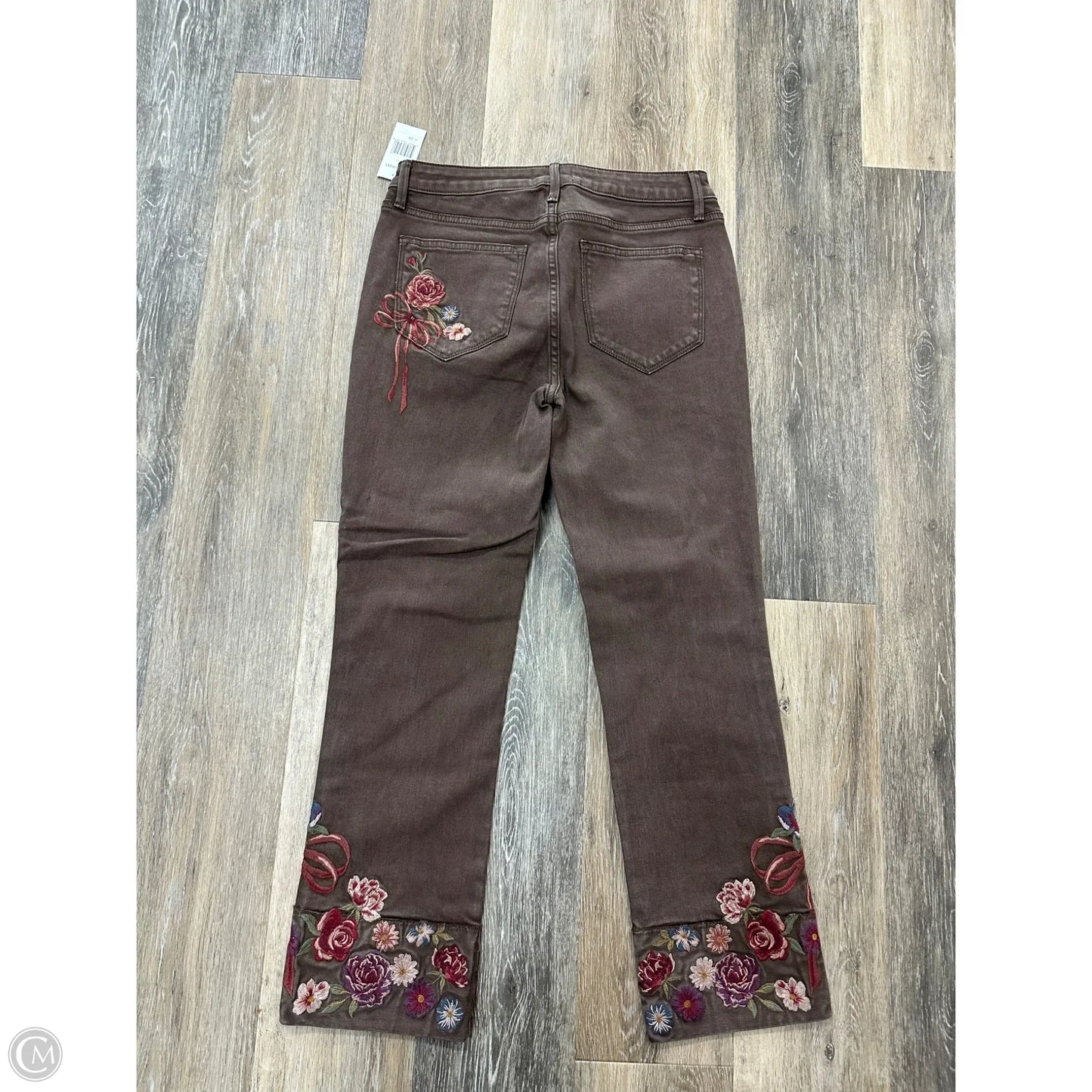 Jeans Straight By Driftwood In Brown Denim, Size: 2