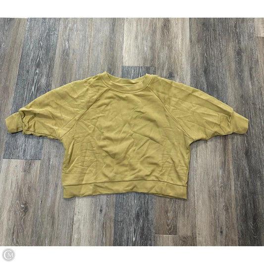 Sweatshirt Crewneck By Free People In Green, Size: L