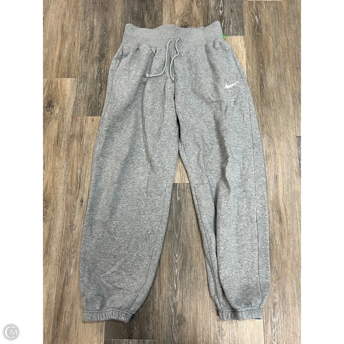 Athletic Pants By Nike Apparel In Grey, Size: S