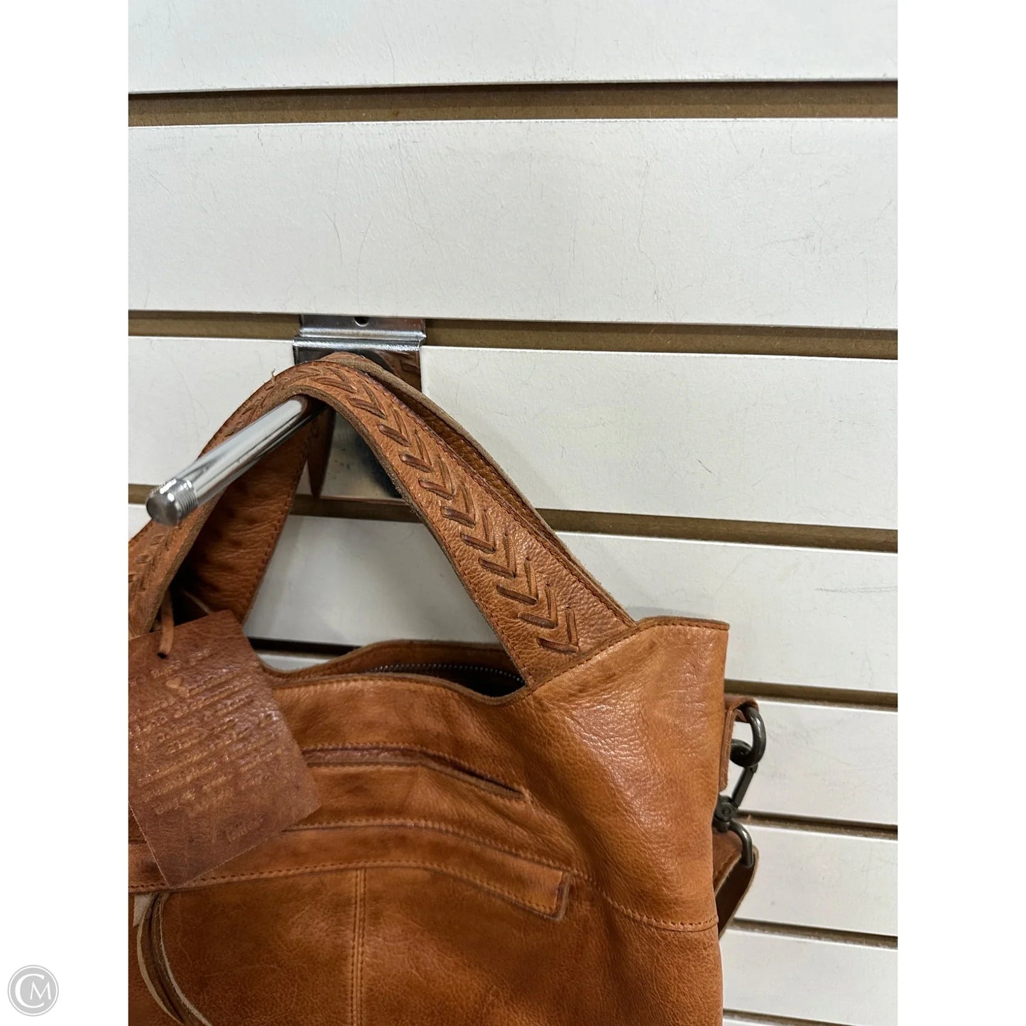 Handbag Leather By Latico, Size: Medium