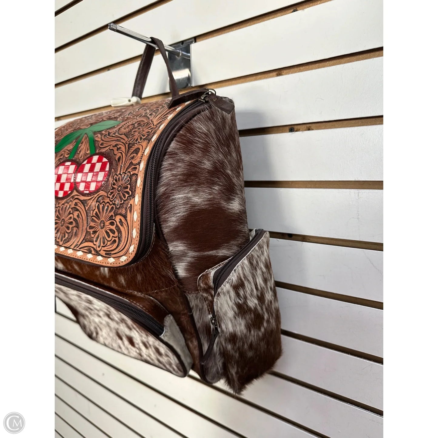 Backpack Leather By Western Linens, Size: Large
