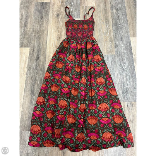 Dress Casual Maxi By Abercrombie And Fitch In Floral Print, Size: Xs