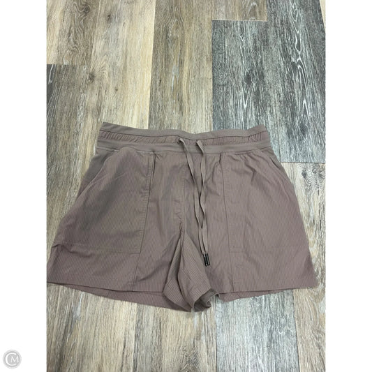 Athletic Shorts By Lululemon In Brown, Size: 8