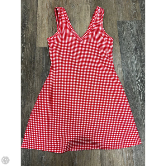 -Athletic Dress By Ypb In Plaid Pattern, Size: S