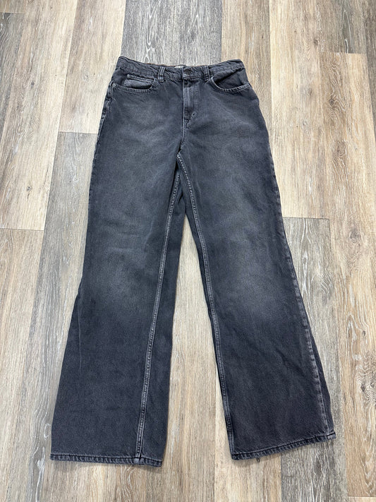Jeans Wide Leg By We The Free In Black Denim, Size: 8